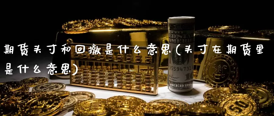 期货头寸和回撤是什么意思(头寸在期货里是什么意思)_https://www.czxymm.com_技术分析_第1张