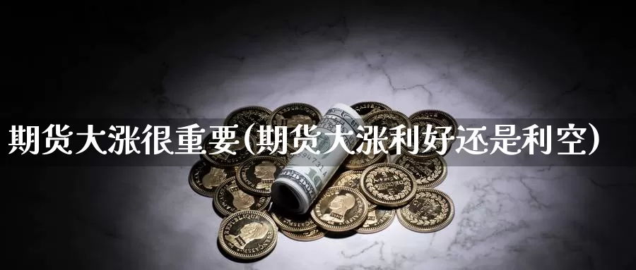 期货大涨很重要(期货大涨利好还是利空)_https://www.czxymm.com_技术分析_第1张