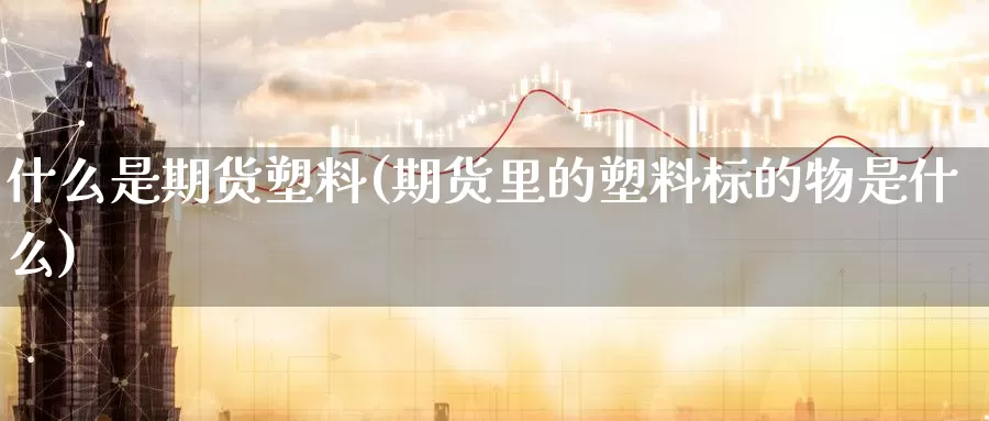 什么是期货塑料(期货里的塑料标的物是什么)_https://www.czxymm.com_行业分析_第1张