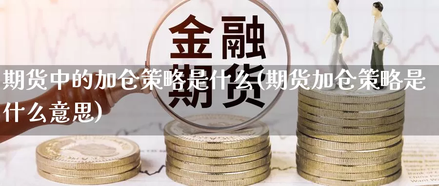 期货中的加仓策略是什么(期货加仓策略是什么意思)_https://www.czxymm.com_期货科普_第1张