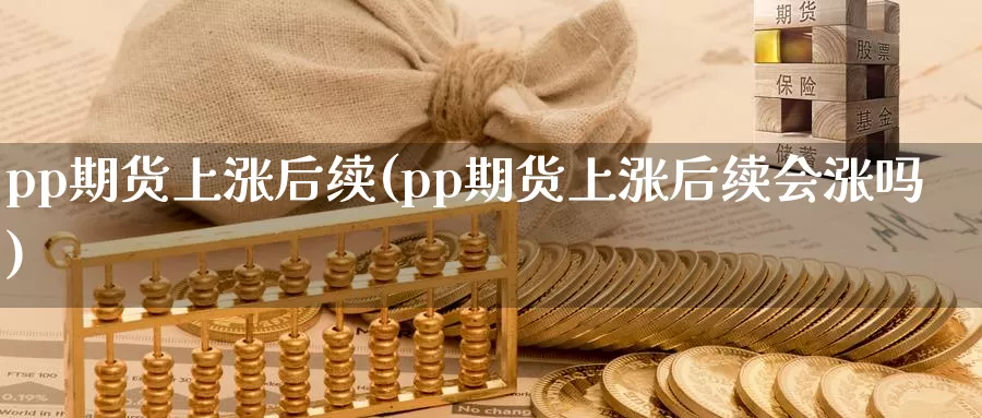 pp期货上涨后续(pp期货上涨后续会涨吗)_https://www.czxymm.com_基本面分析_第1张