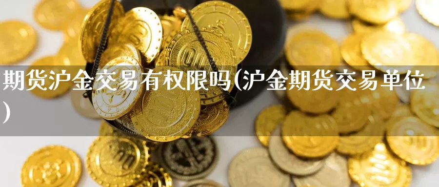 期货沪金交易有权限吗(沪金期货交易单位)_https://www.czxymm.com_股指期货_第1张