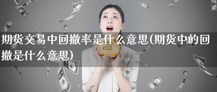 期货交易中回撤率是什么意思(期货中的回撤是什么意思)_https://www.czxymm.com_期货科普_第1张