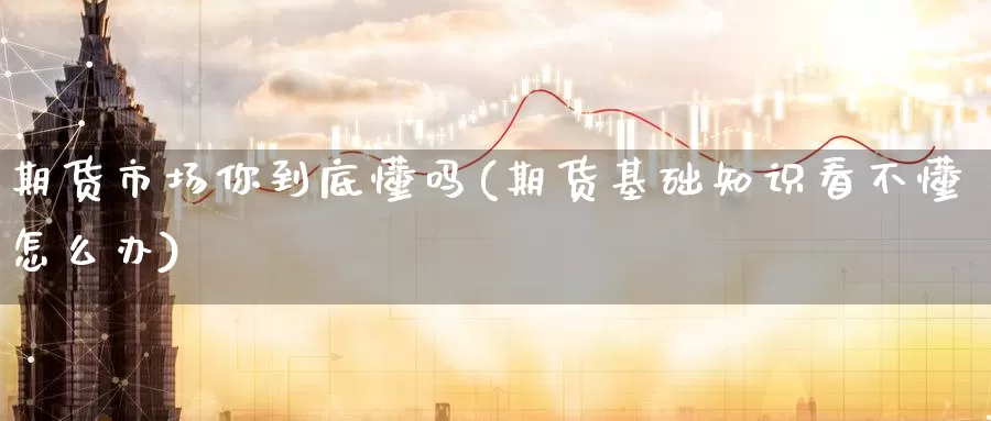 期货市场你到底懂吗(期货基础知识看不懂怎么办)_https://www.czxymm.com_行业分析_第1张