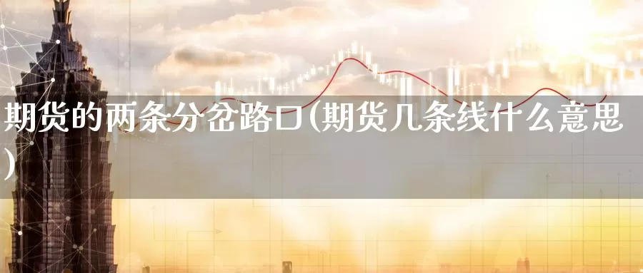 期货的两条分岔路口(期货几条线什么意思)_https://www.czxymm.com_黄金期货_第1张